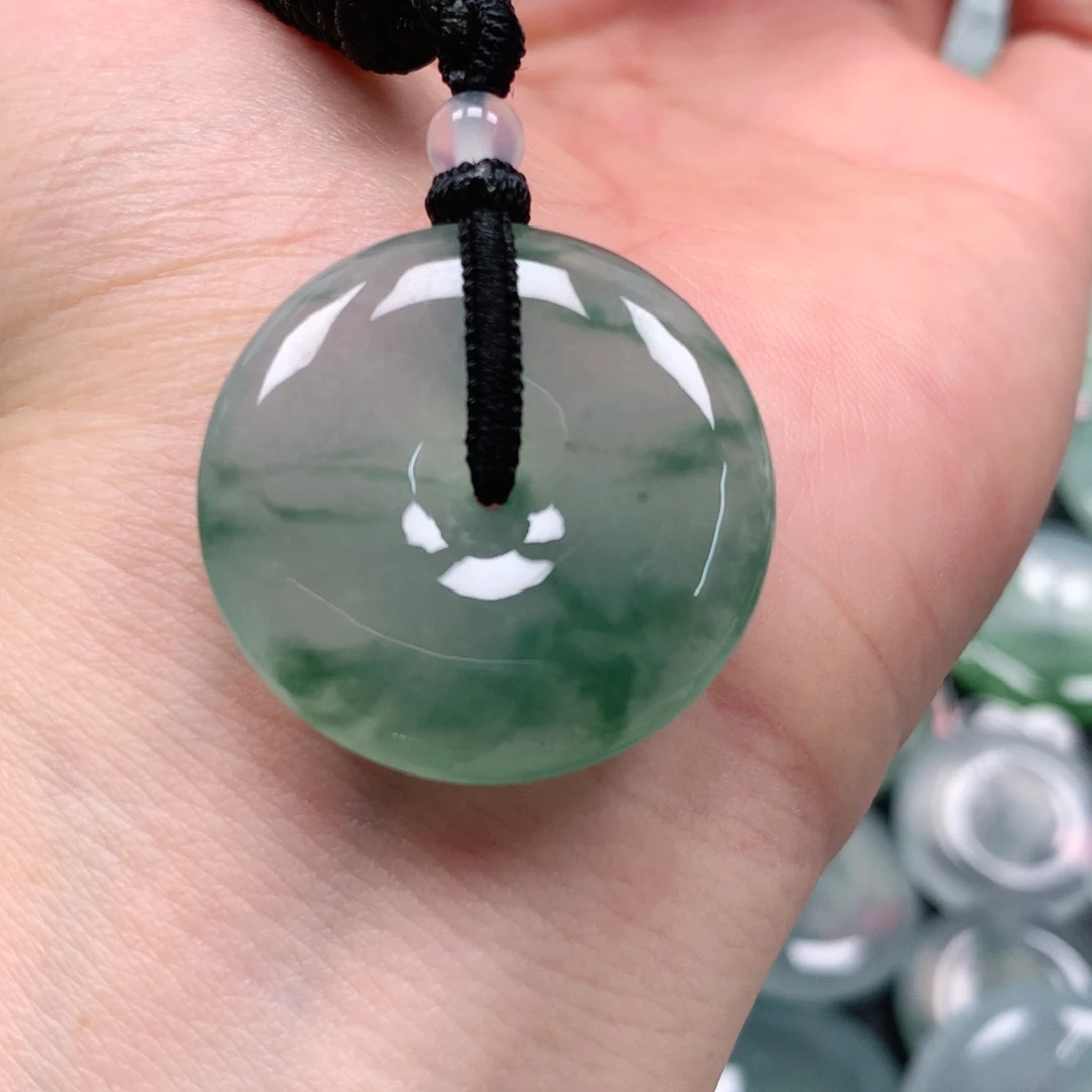 颈饰未镶嵌翡翠天然翡翠