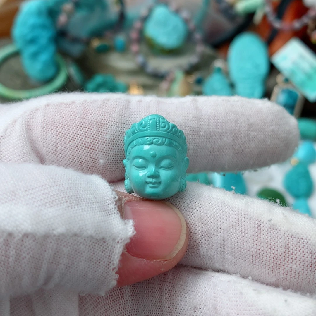 绿松石珠宝奇石未镶嵌