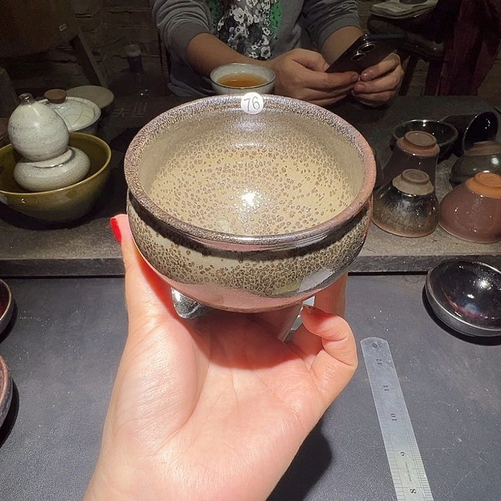 瓷便携款宋御柴烧精品主人杯