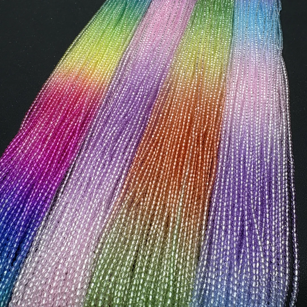卡2卡3尖晶扁晶方糖玻璃晶晶DIY材料直播同价