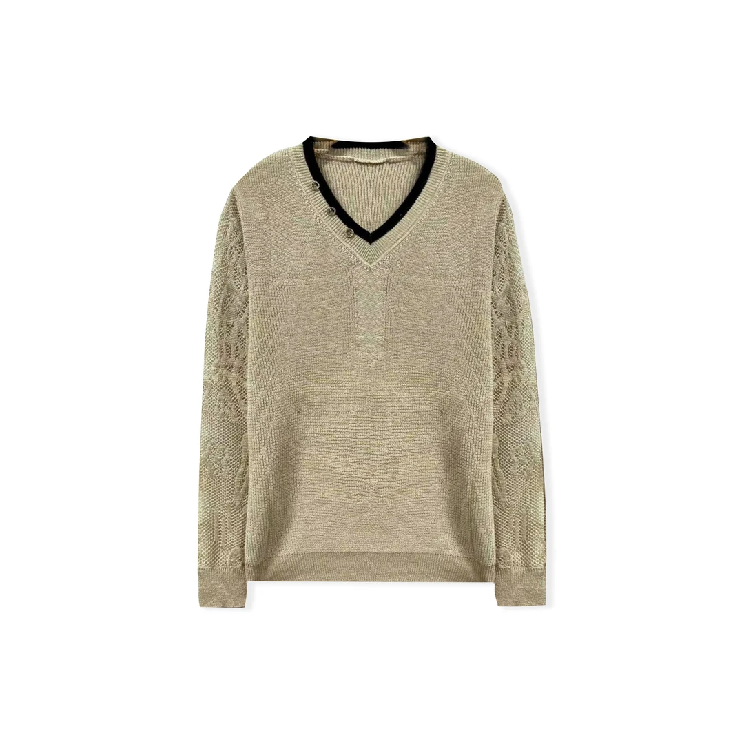 秋季！女士圆领秋季蕾丝长袖打底衫FG1207