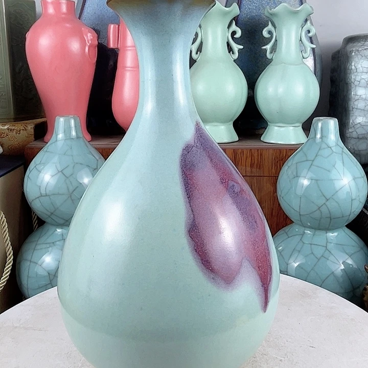 用***3瓶手工制作陶瓷摆件