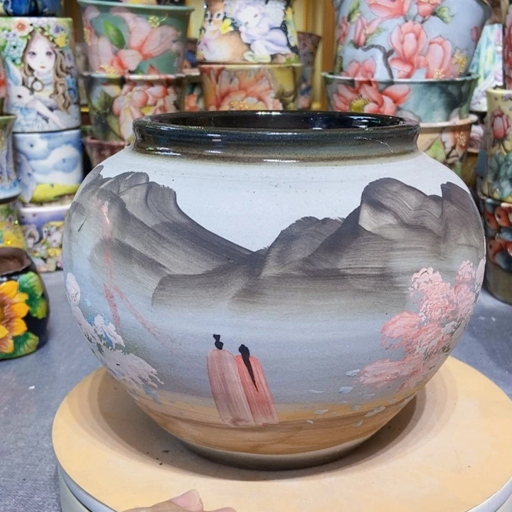 景德镇艺术手绘作品