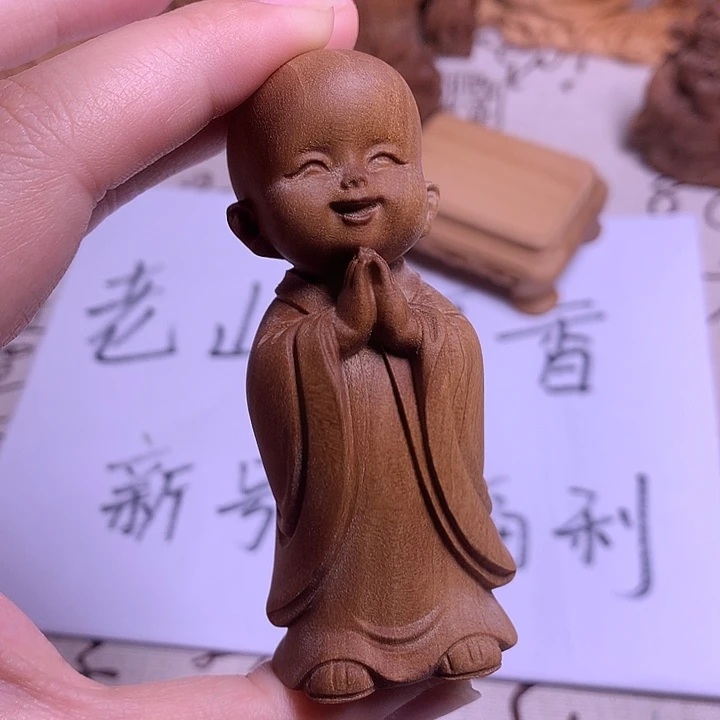 用***7檀香木小无忧和尚