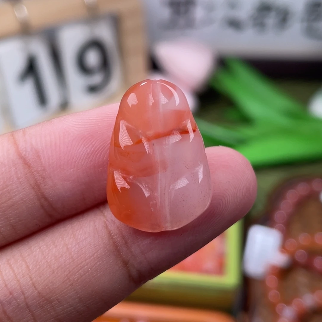 未镶嵌南红玛瑙挂件10978