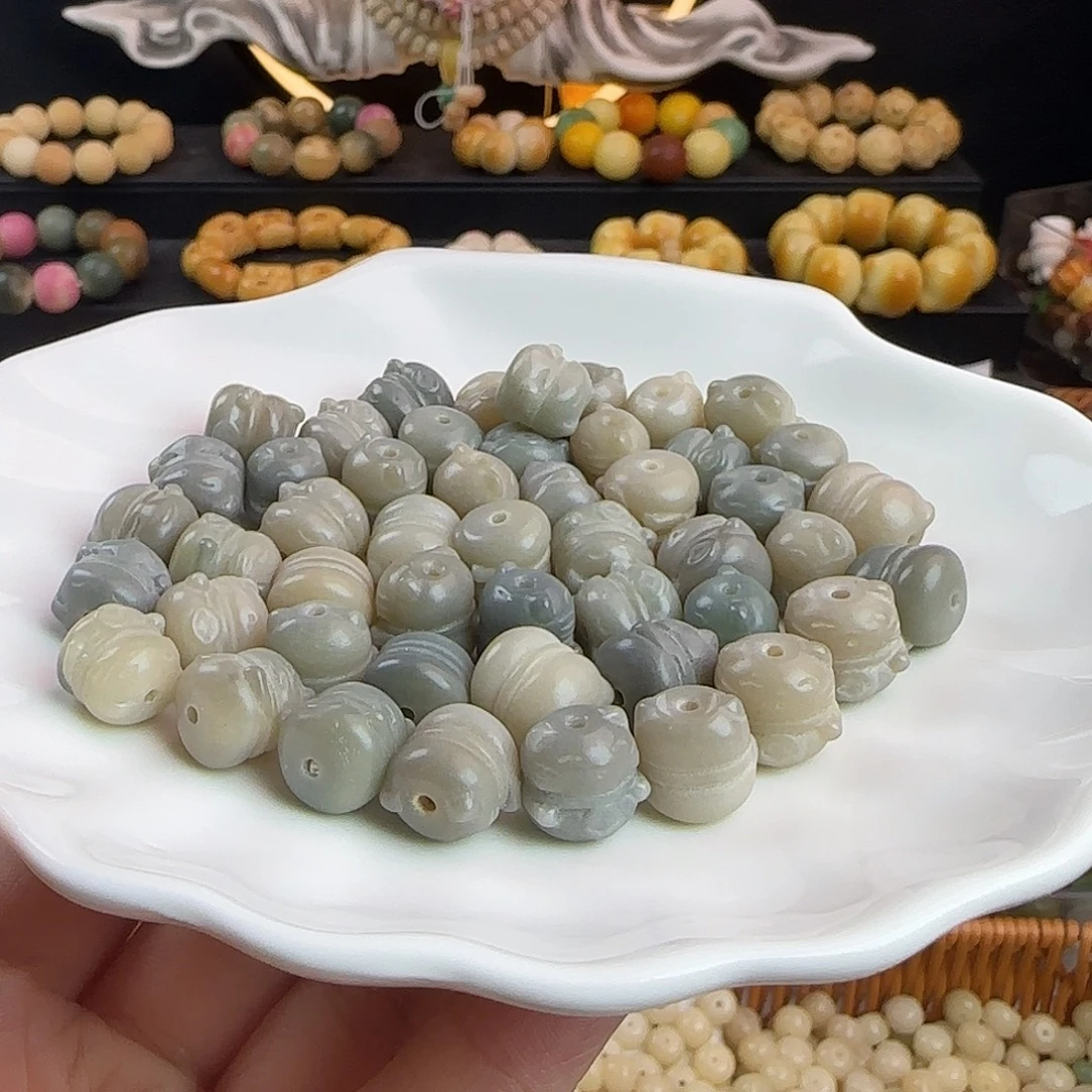 吊坠菩提根/象牙果卡12蓝猫20颗卡牌➕10颗备珠