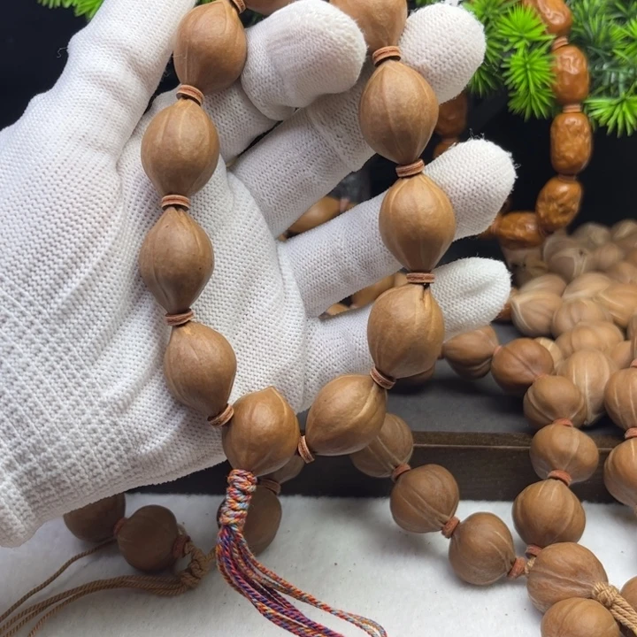 再***看橄榄核手串/手链1.7*2.4三花铁核