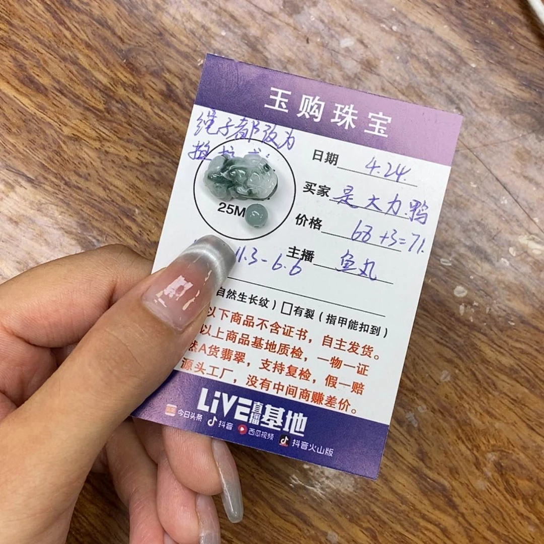 【闪购商品】翡翠未镶嵌颈饰是**鸭貔貅