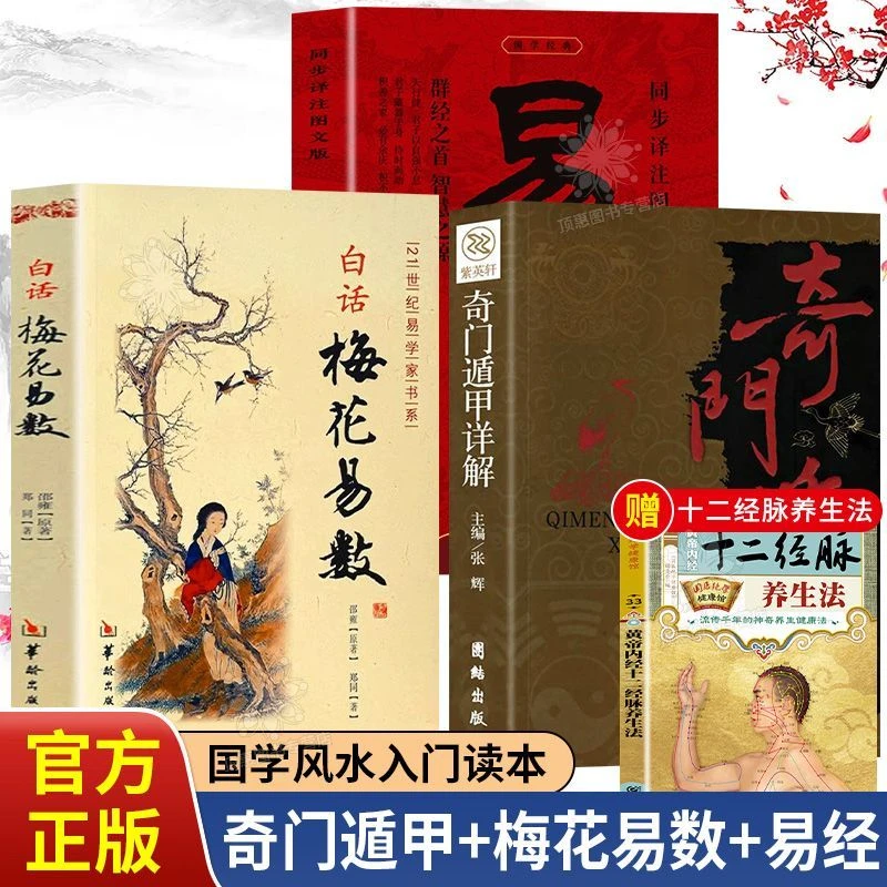 梅花易术详解正版奇门遁甲详解易经文白对照传统文化中国哲学书籍