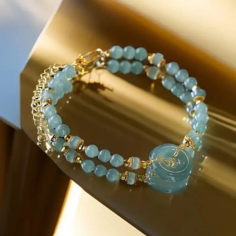 （巧玲专属）翡翠平安扣手链-多样性随机发一件-PAK2243-01