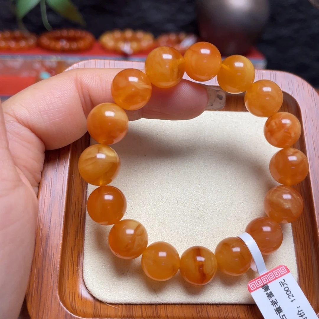 蜜蜡未镶嵌手链手串