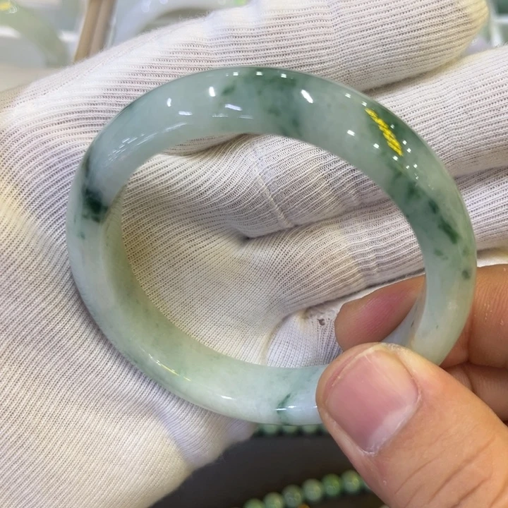 未镶嵌手镯翡翠四海哥翡翠飘花