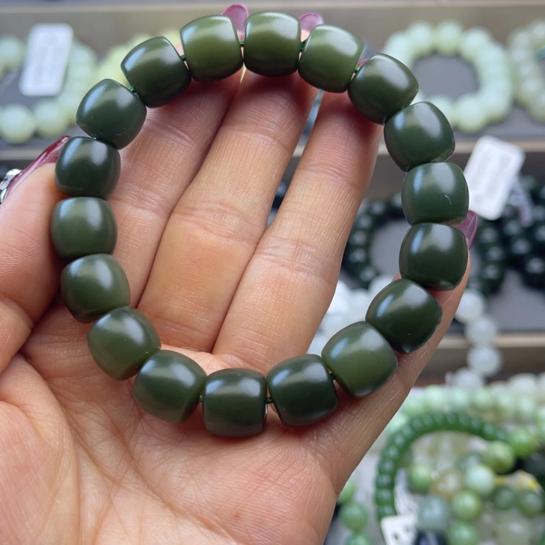 和田玉手链未镶嵌