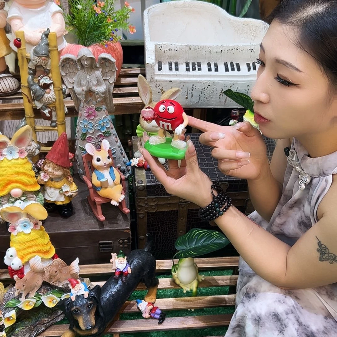 花园摆件红红火火