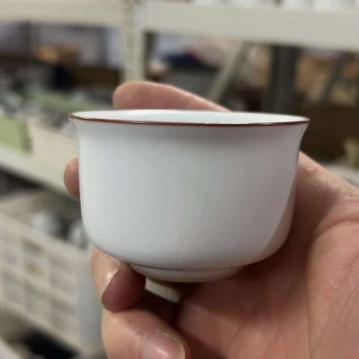 微瑕陶瓷茶壶茶杯家用