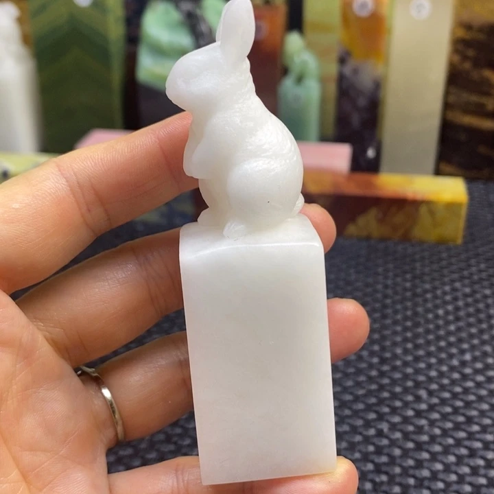 云南石青田石印章石