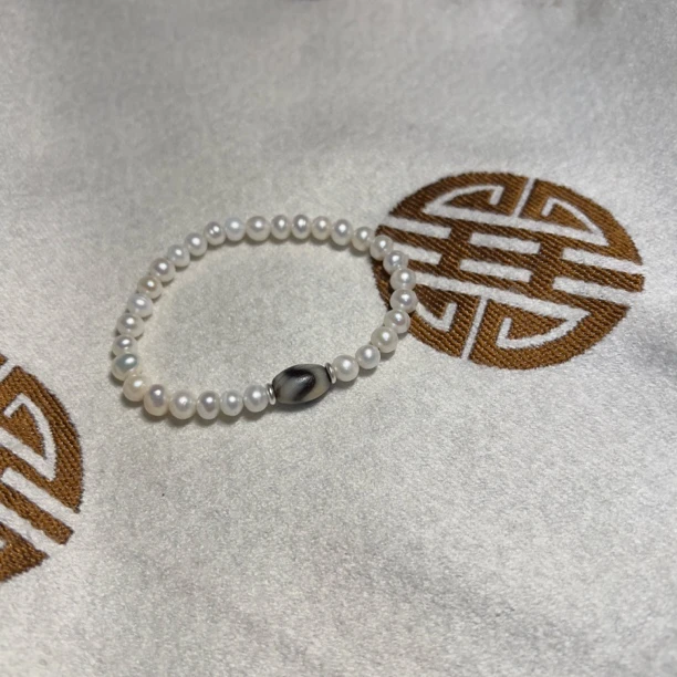 925银手链 阿腾莎银饰 手链 毡里 简约手链气质复古