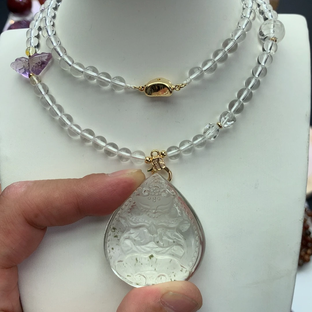 颈饰水晶未镶嵌吊坠