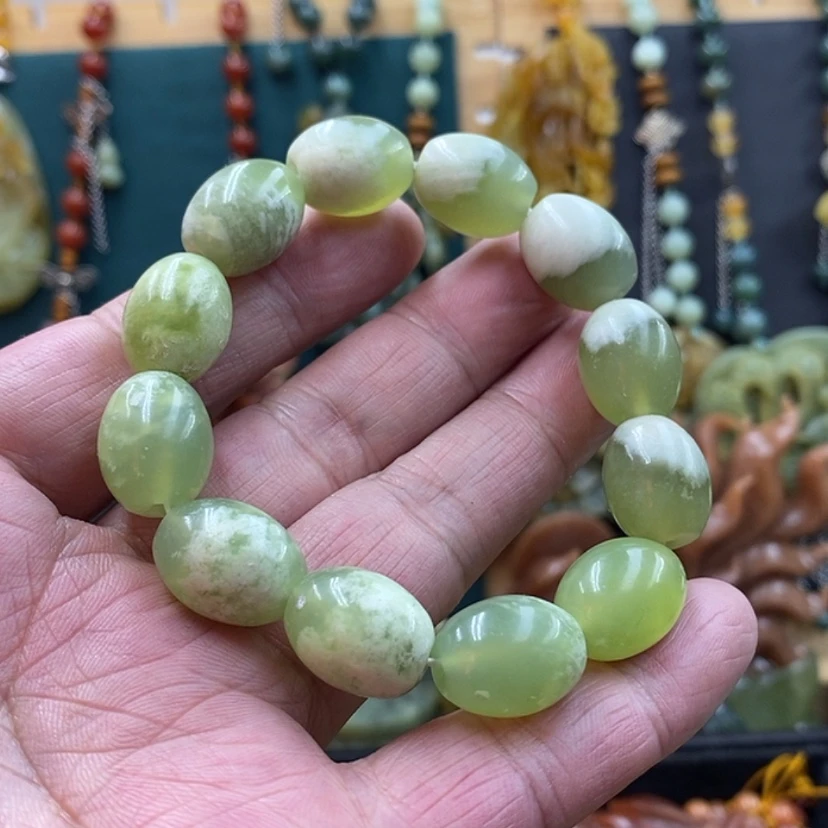 【闪购商品】未镶嵌岫玉手链随机发货