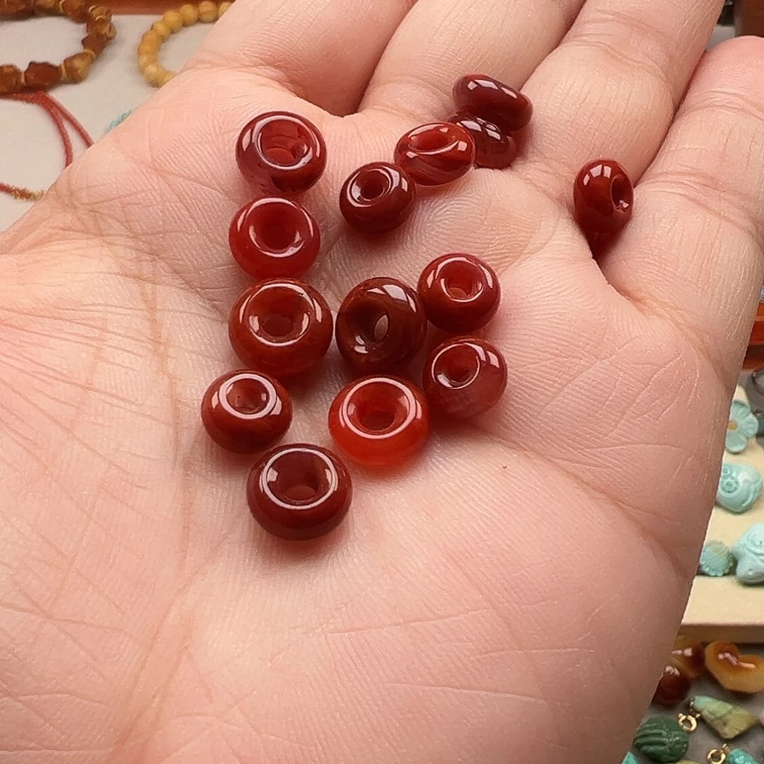 南红玛瑙未镶嵌颈饰