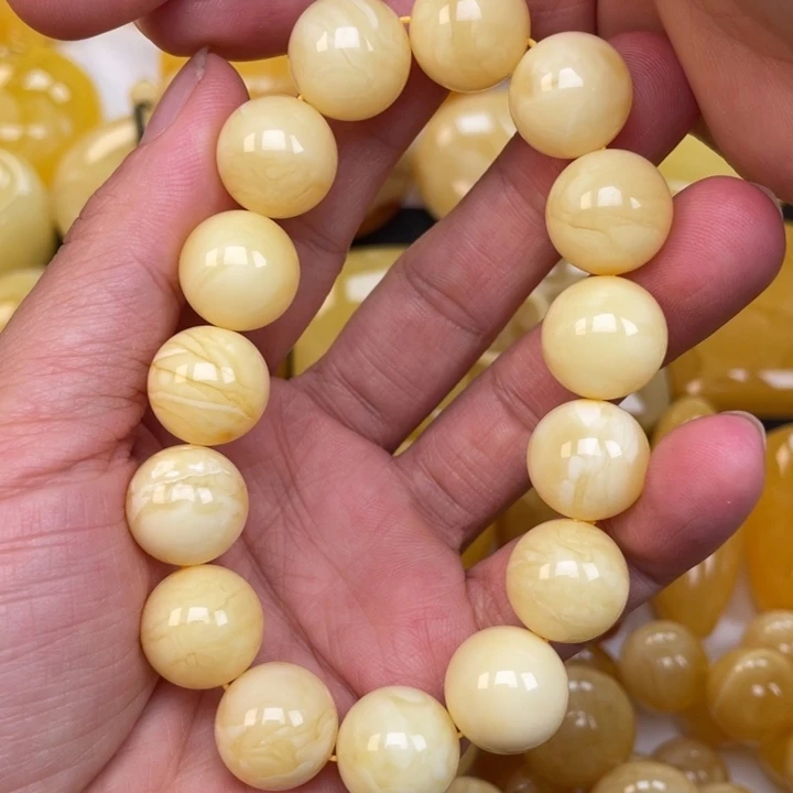 裸石蜜蜡未镶嵌蜜蜡手串重29.2克