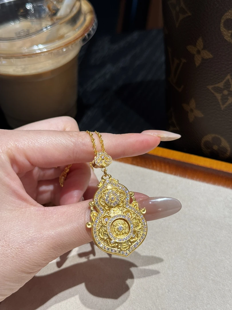 足金999 转转四美葫芦吊坠（不含链）