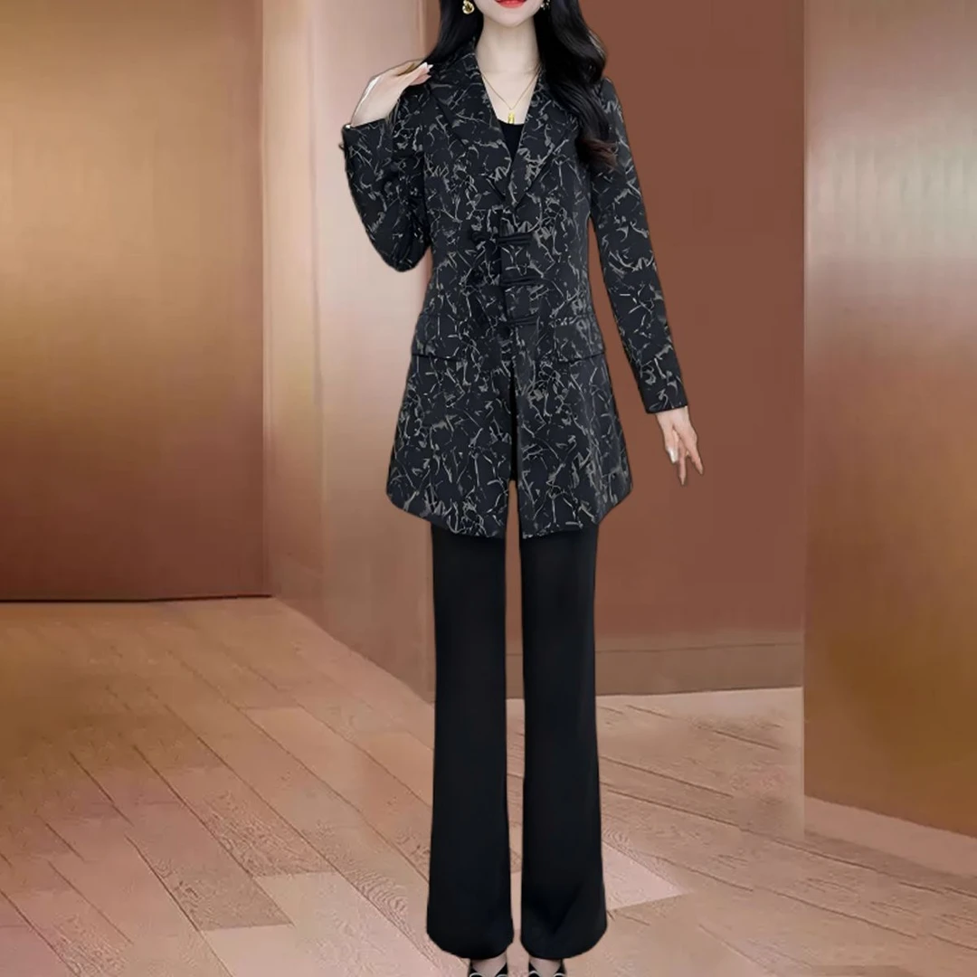 品牌贵夫人时尚套装女士2025早秋新款休闲气质高级感爆款两件套