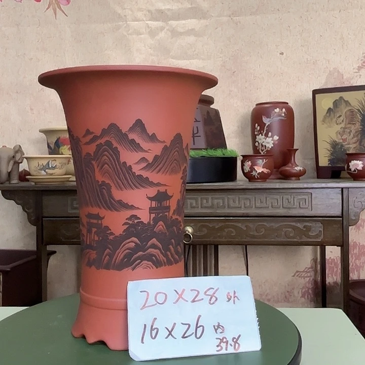 紫砂花盆宜兴紫砂