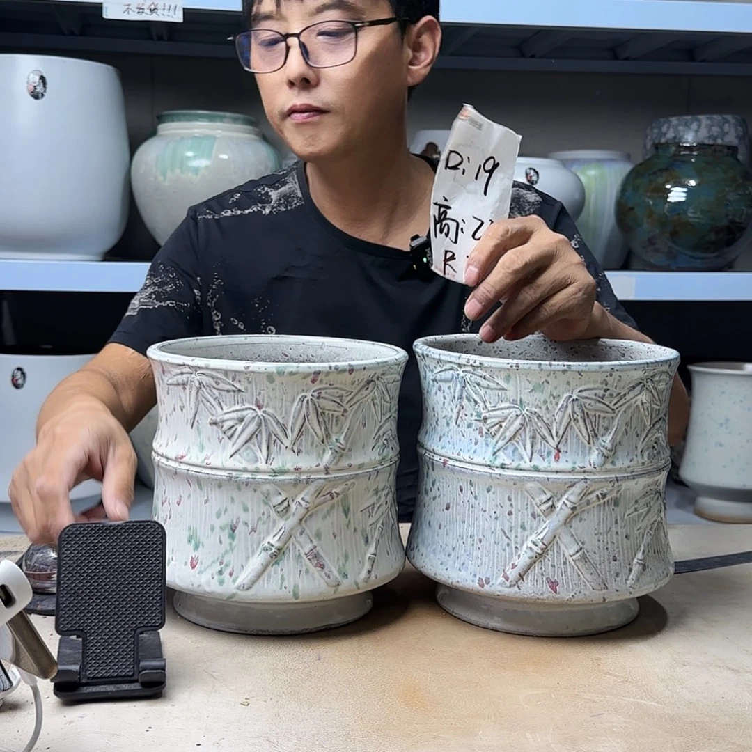 紫砂花盆尺寸19@20