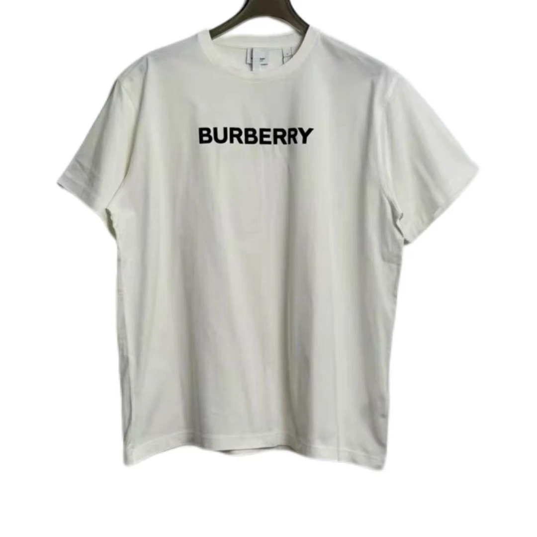 未使用 BURBERRY/博柏利 白色字母logo短袖M码