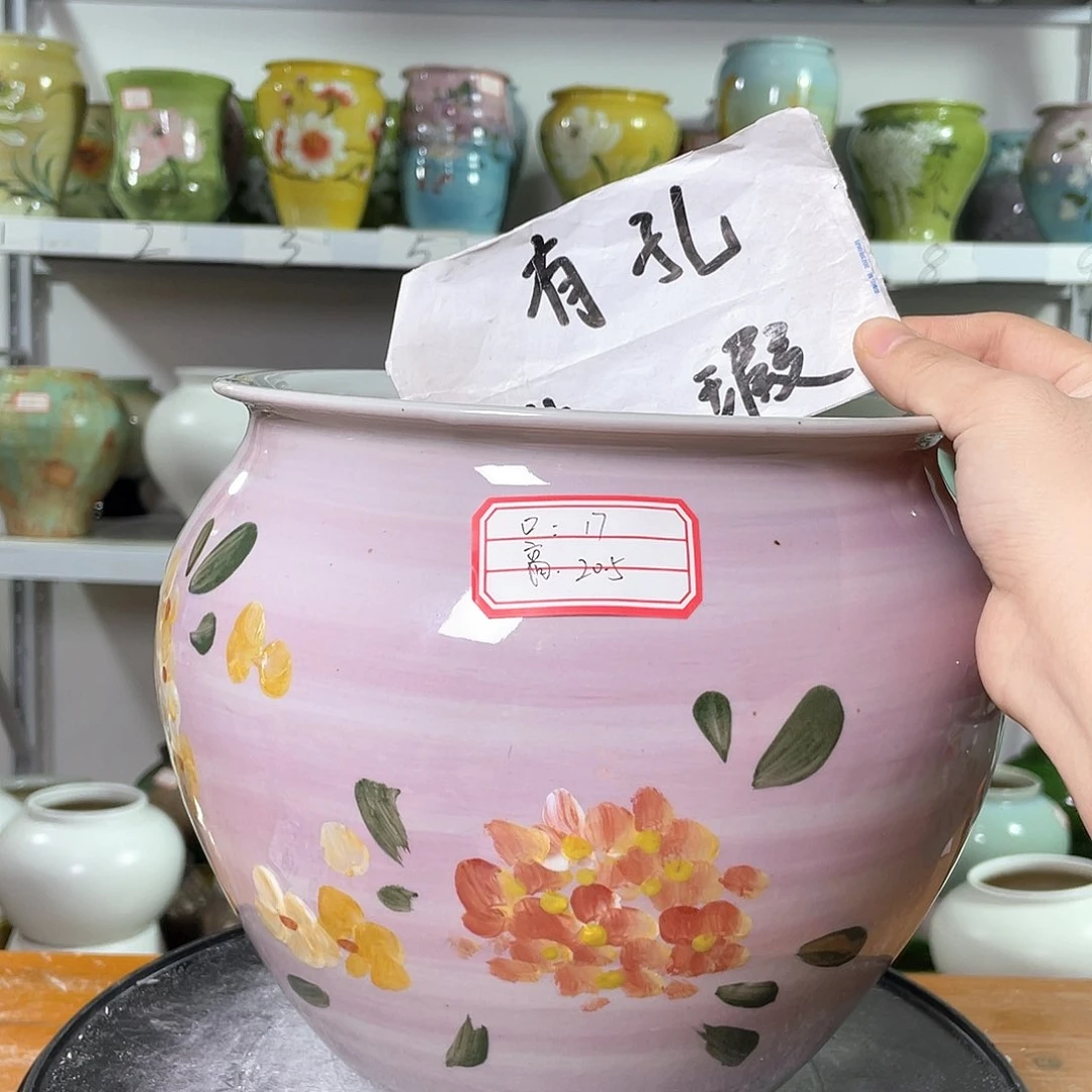 景德镇陶瓷花盆花器暇256