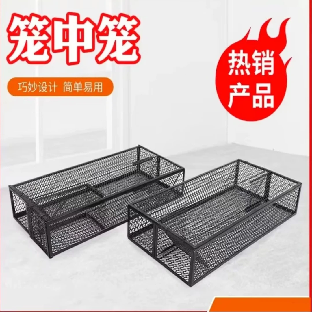 新款加大加厚双门笼笼中笼爆款保护蛇笼白娘子户外保护蛇箱铁丝笼