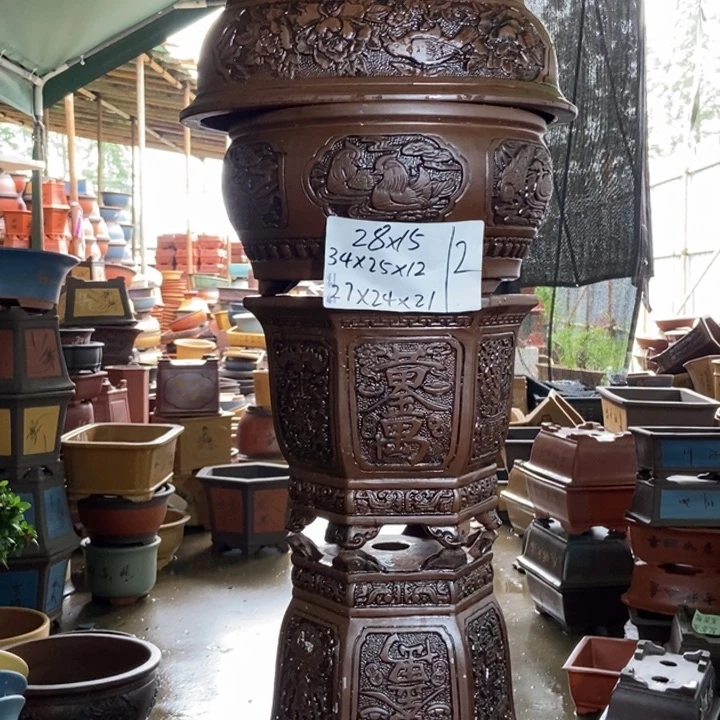 紫砂花盆紫砂紫砂