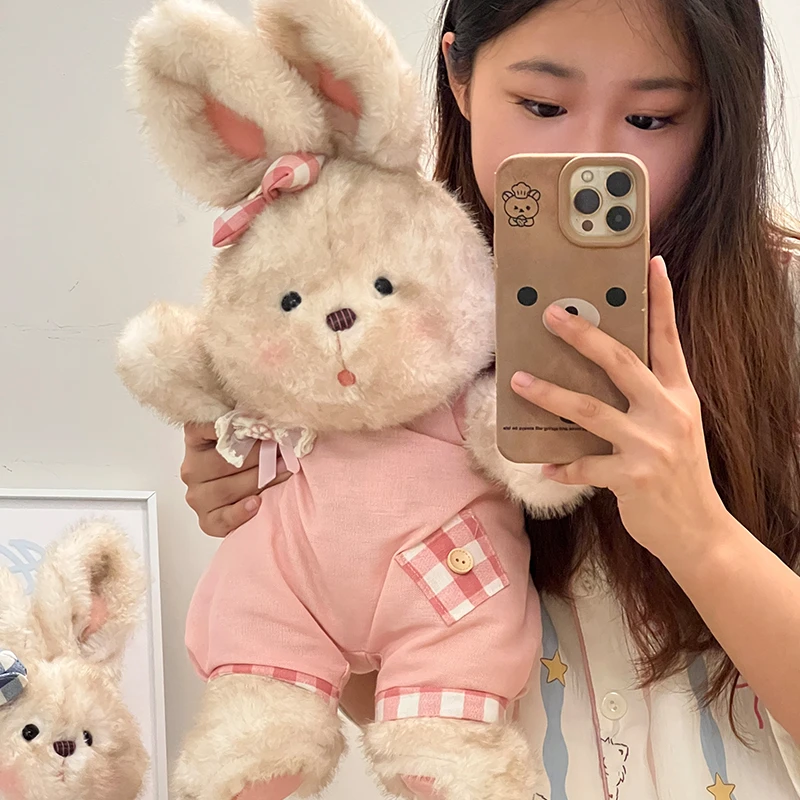 正版蓝汐兔玩偶可爱脏脏兔子毛绒玩具公仔抱枕娃娃生日礼物送女生