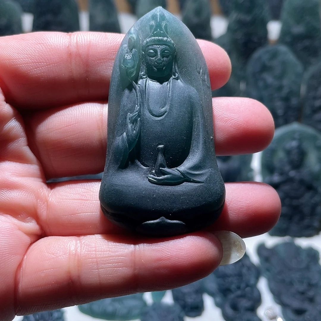 定制翡翠未镶嵌观音
