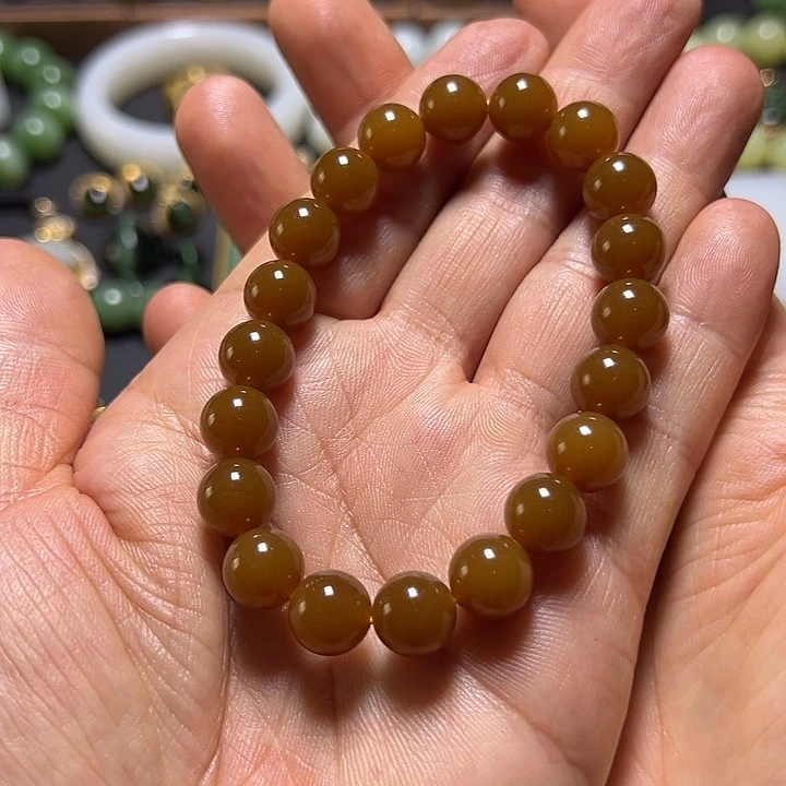 手串未镶嵌和田玉雪**狐