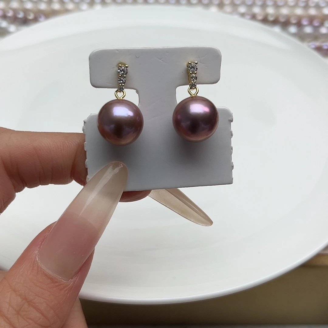 淡水珍珠未镶嵌耳饰