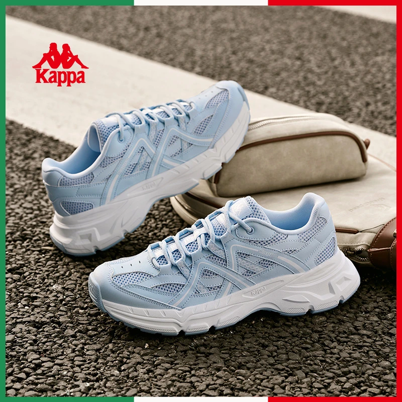 Kappa卡帕老爹鞋男女运动跑步鞋网面透气百搭休闲鞋子K0FX5MC28CJ