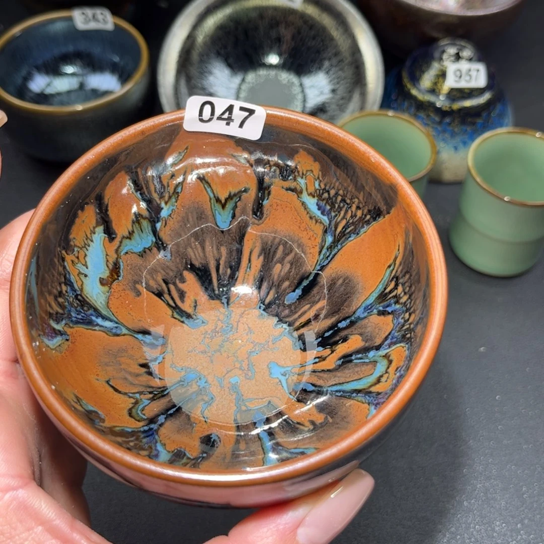 茶盏47 建盏单盏放漏……