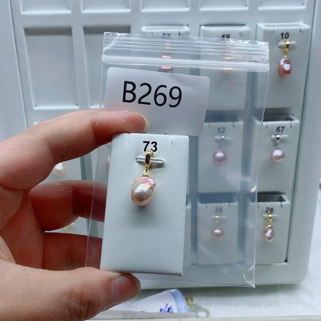 吊坠(不含链)合金淡水珍珠