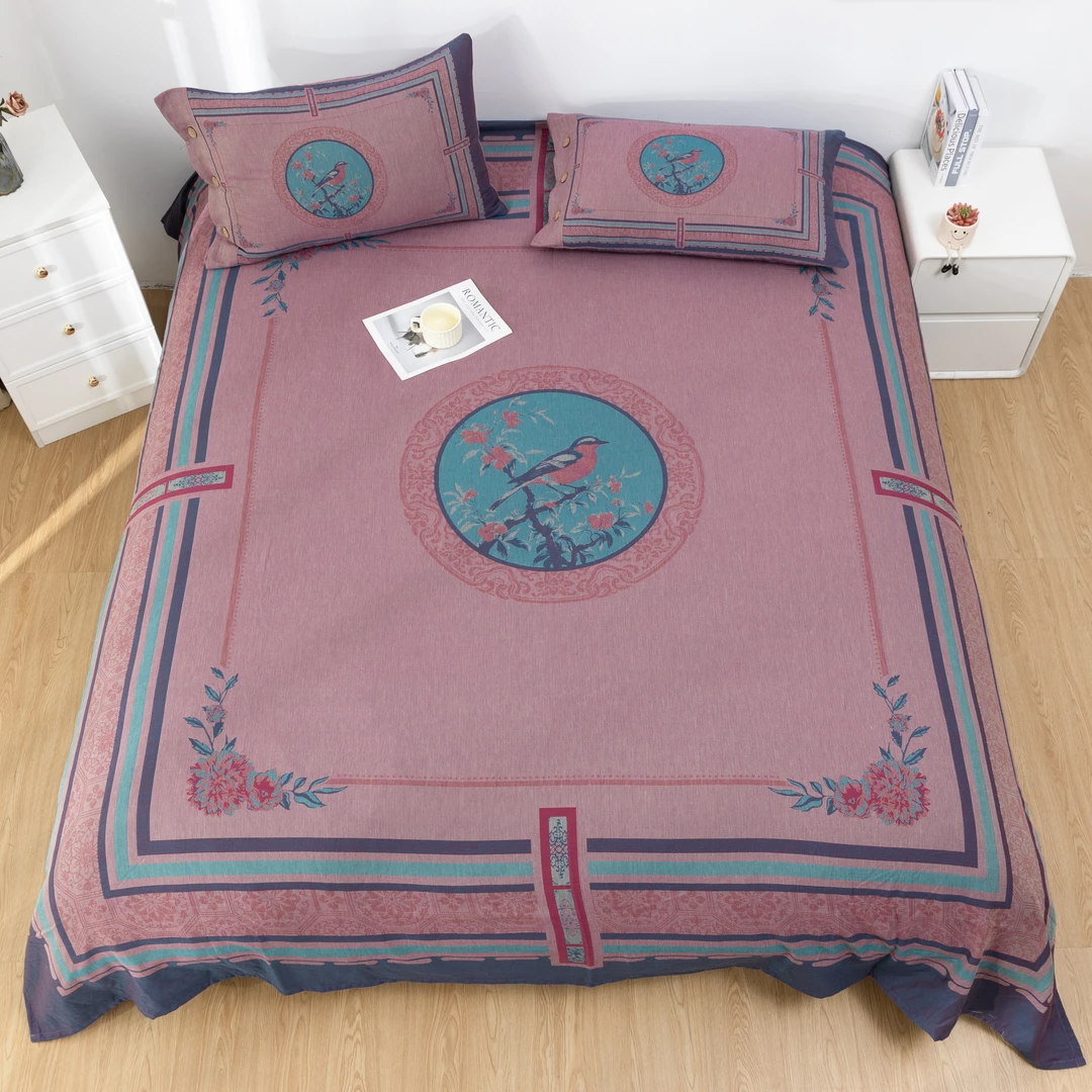 【喜鹊登梅——床单】全棉双层纱一个床单