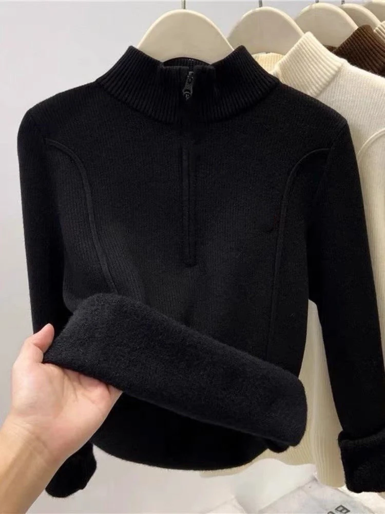 羊毛加厚加绒毛衣 针织毛衣