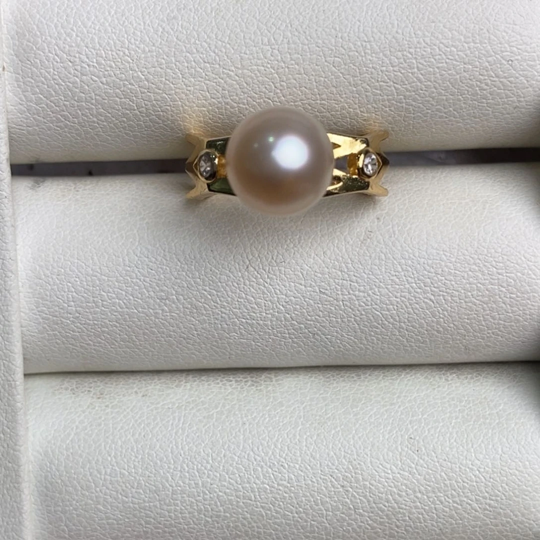 海水珍珠戒圈银S925镶嵌你***?