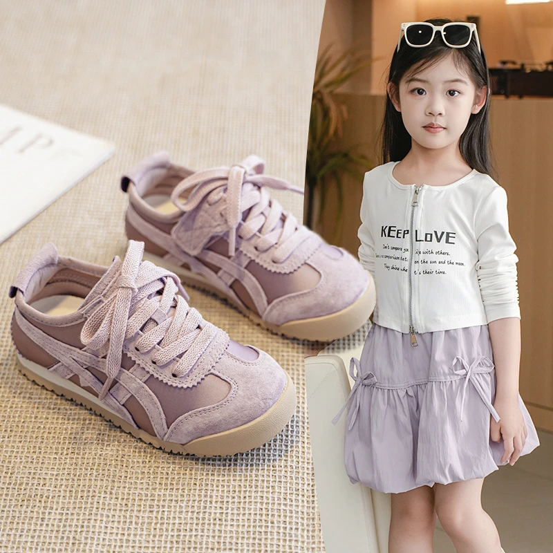 女童潮款运动鞋秋季韩系德训鞋儿童户外鞋子童鞋女宝休闲板鞋