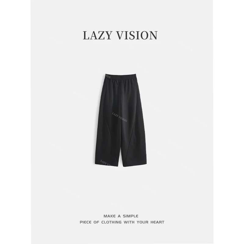 LAZYVISION阔腿女士休闲裤卫裤ZMD-26847