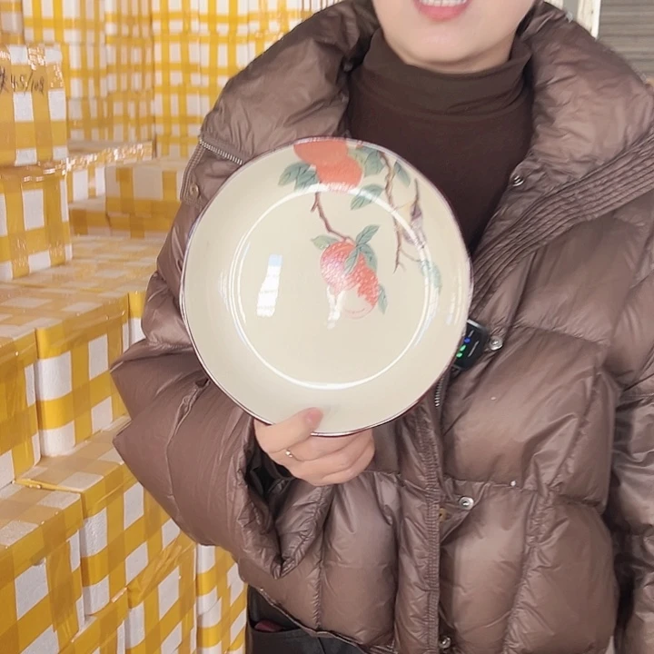 陶瓷贵妃笑8英寸6个