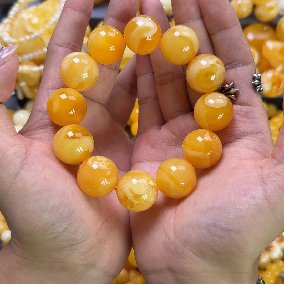 未镶嵌蜜蜡珠宝奇石21mm