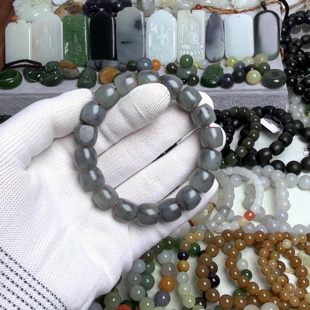 和田玉（子料）未镶嵌手链