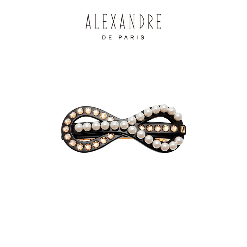ALEXANDRE DE PARIS巴黎亚历山大交织8公分发夹发饰头饰