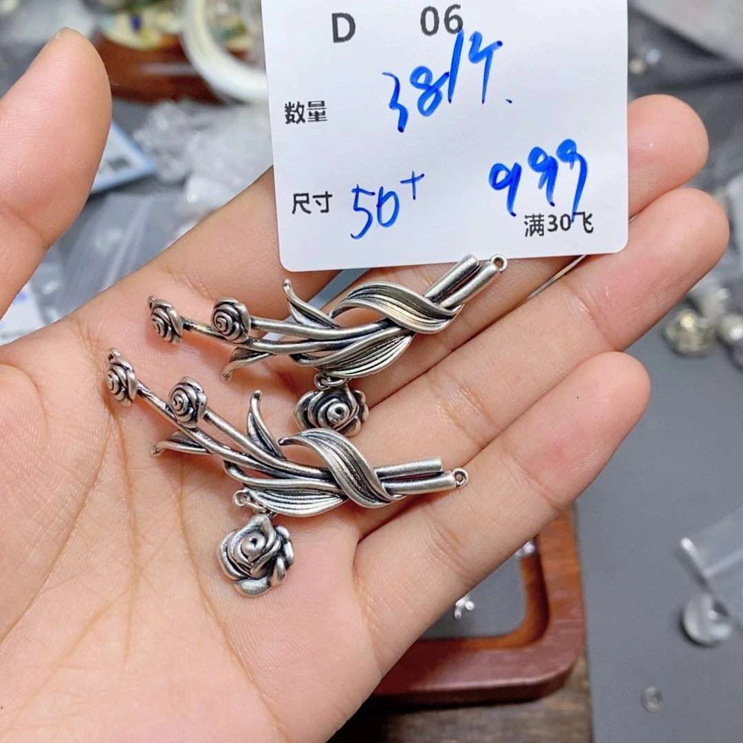 银S925镶嵌颈饰水晶D06